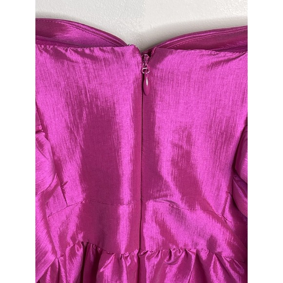 NWT NEW YORK & COMPANY Womens High Low Pink Maxi Dress Size XL NY&C - Picture 6 of 10